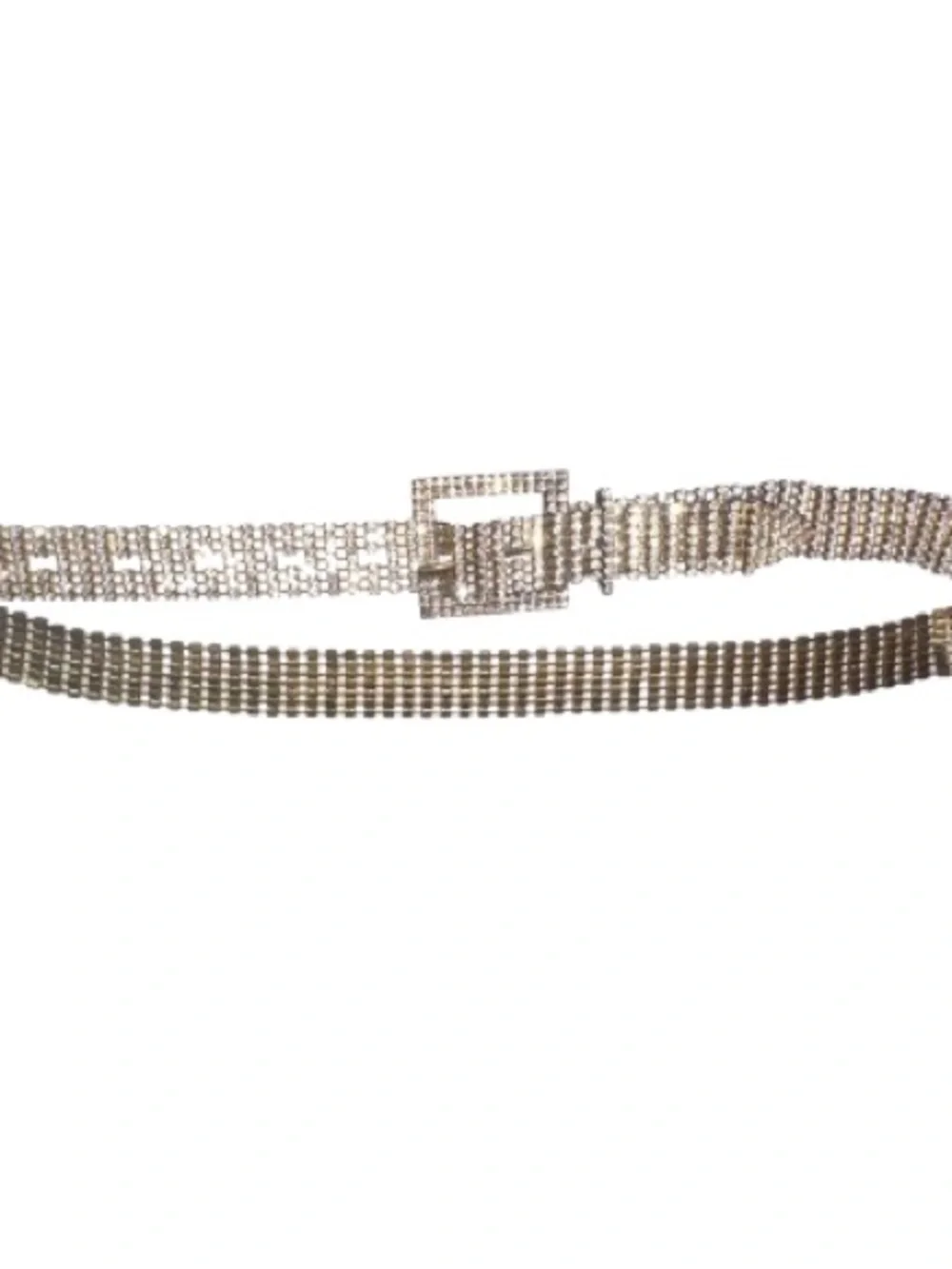 Gold style Rhinestone belt sparkle party 40”